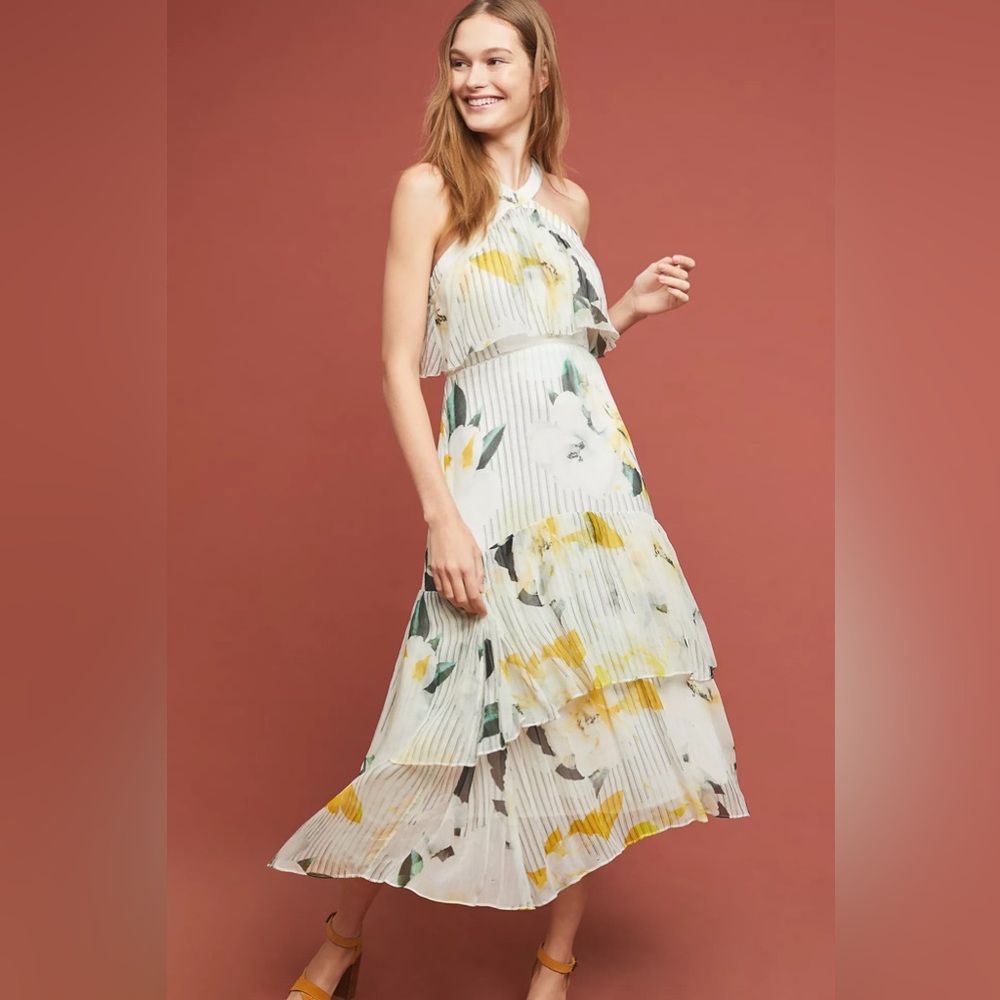 Anthropologie Garden Party Midi Dress